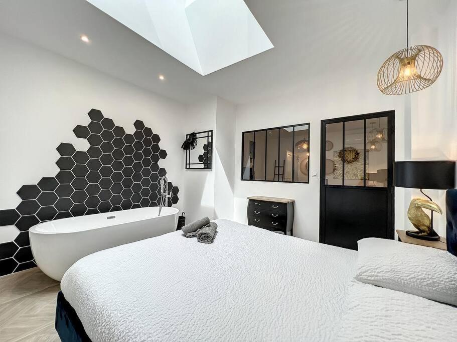 Loft Raffine Et Chic Au Calme Proche Du Centre De Beziers Et Des Plages Apartment Boujan-sur-Libron Exterior photo
